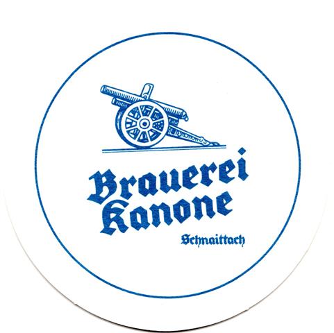 schnaittach lau-by kanone rund 6ab (215-brauerei kanone-blau)